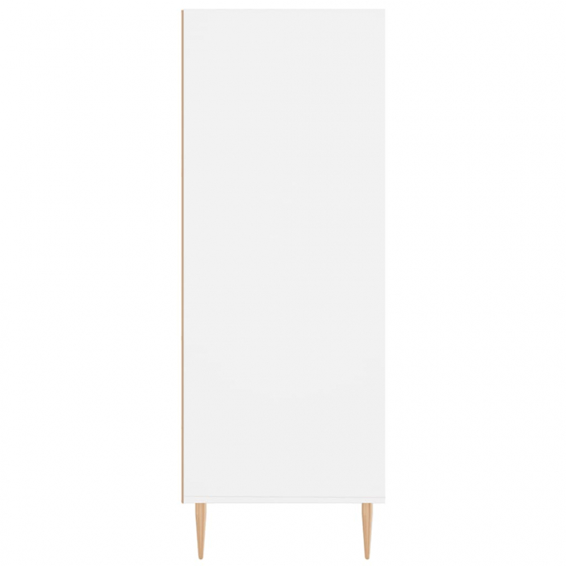 Bücherregal Weiß 69,5x32,5x90 cm Holzwerkstoff