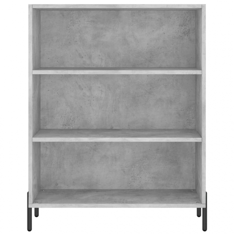 Regalschrank Betongrau 69,5x32,5x90 cm Holzwerkstoff