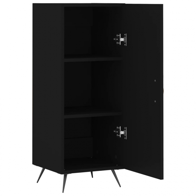 Sideboard Schwarz 34,5x34x90 cm Holzwerkstoff