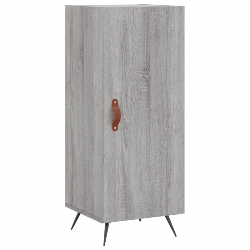 Sideboard Grau Sonoma 34,5x34x90 cm Holzwerkstoff