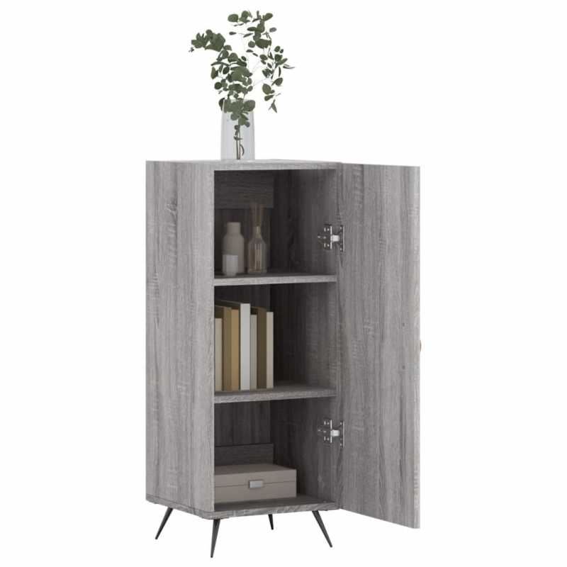 Sideboard Grau Sonoma 34,5x34x90 cm Holzwerkstoff