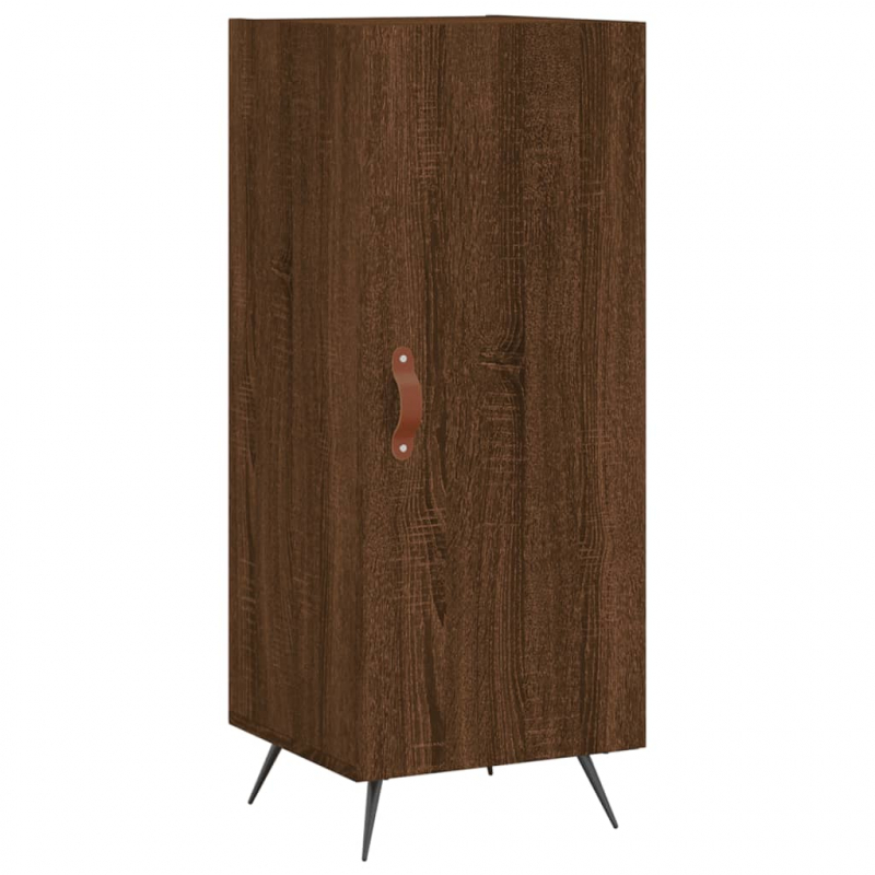 Sideboard Braun Eichen-Optik 34,5x34x90 cm Holzwerkstoff