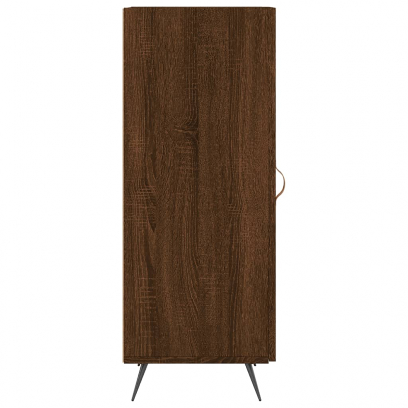 Sideboard Braun Eichen-Optik 34,5x34x90 cm Holzwerkstoff