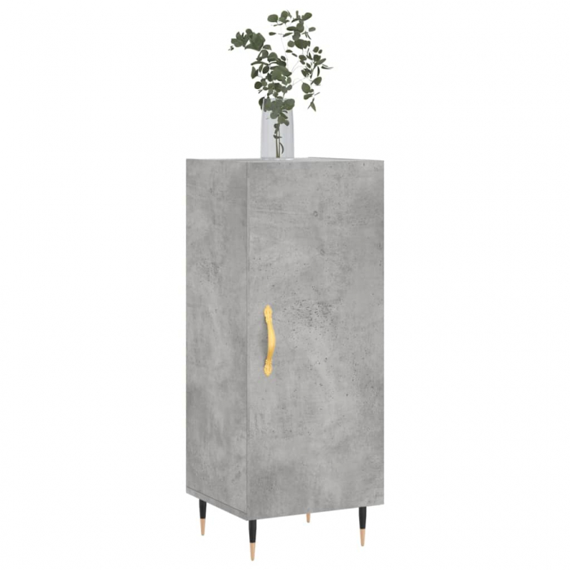 Sideboard Betongrau 34,5x34x90 cm Holzwerkstoff