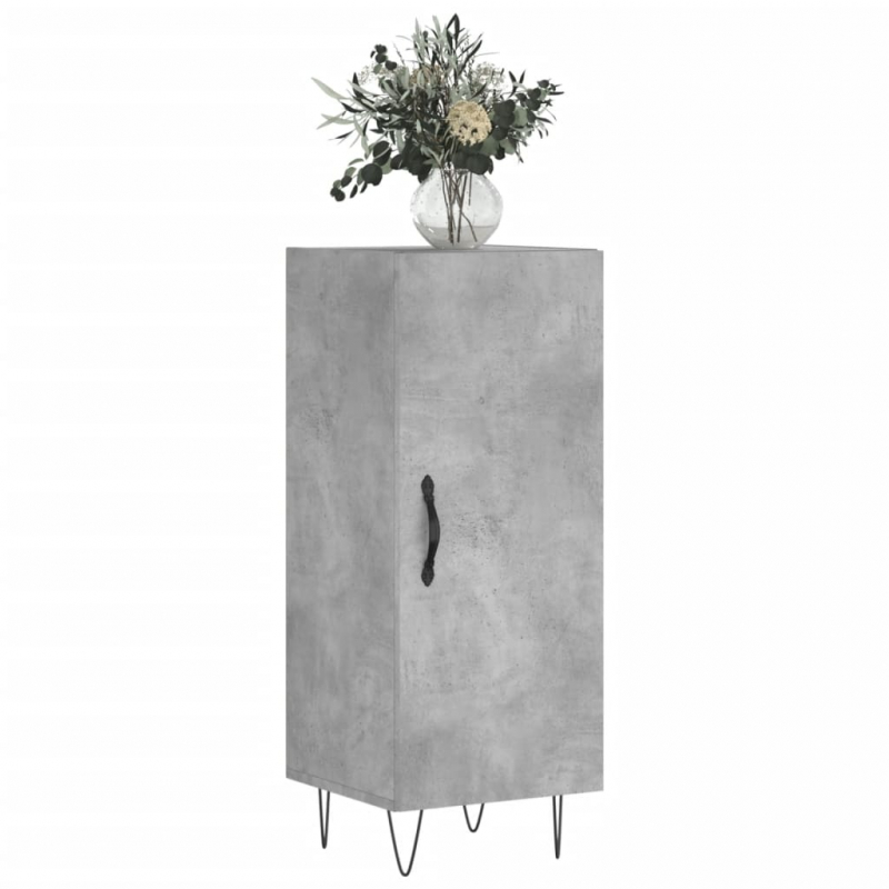 Sideboard Betongrau 34,5x34x90 cm Holzwerkstoff