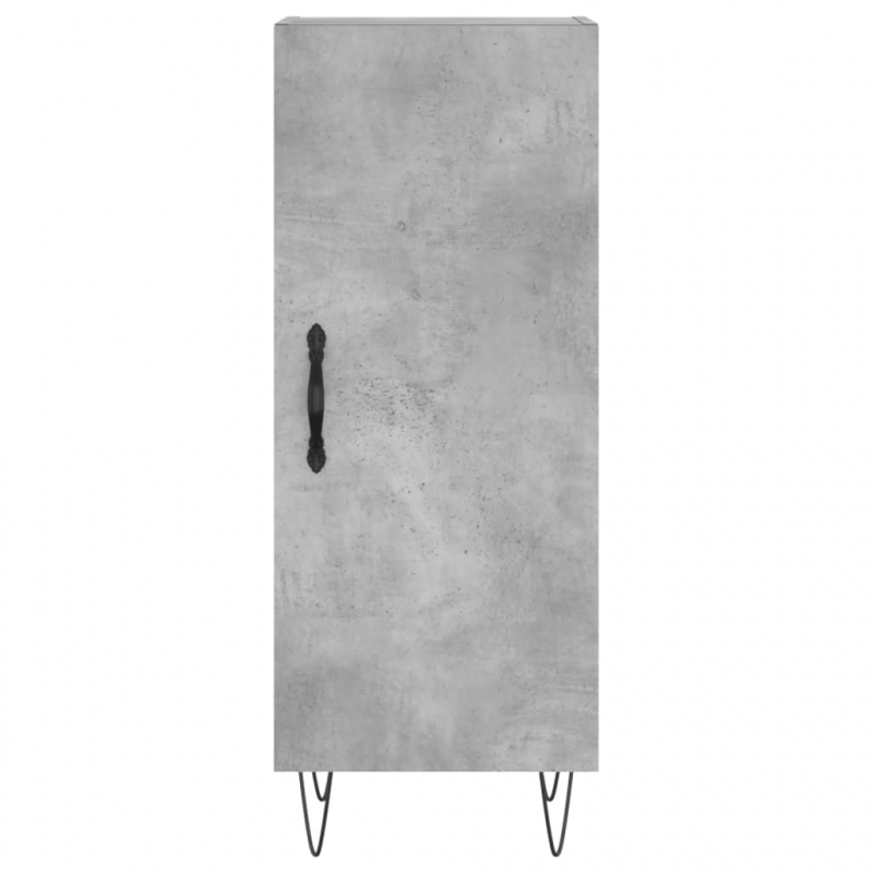 Sideboard Betongrau 34,5x34x90 cm Holzwerkstoff