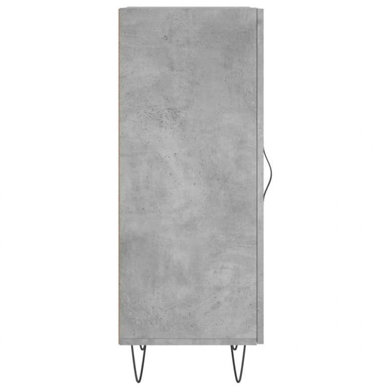 Sideboard Betongrau 34,5x34x90 cm Holzwerkstoff