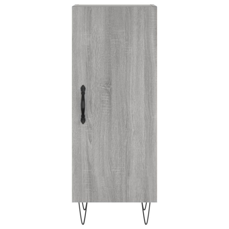 Sideboard Grau Sonoma 34,5x34x90 cm Holzwerkstoff