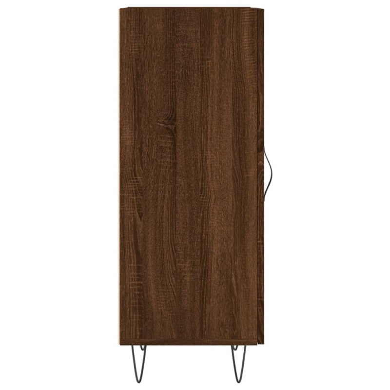Sideboard Braun Eichen-Optik 34,5x34x90 cm Holzwerkstoff
