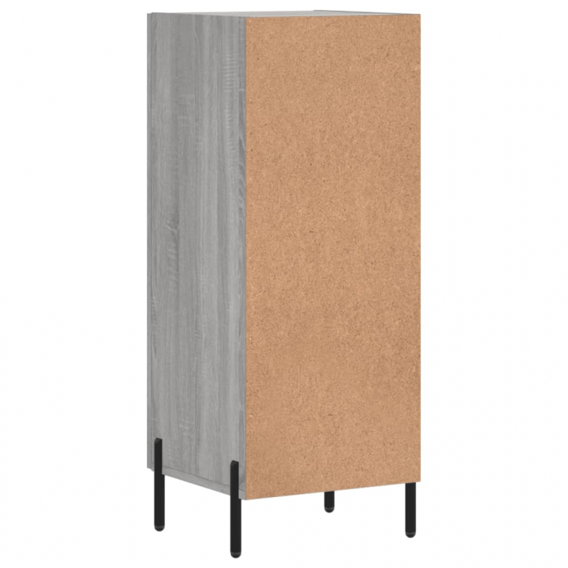 Sideboard Grau Sonoma 34,5x34x90 cm Holzwerkstoff