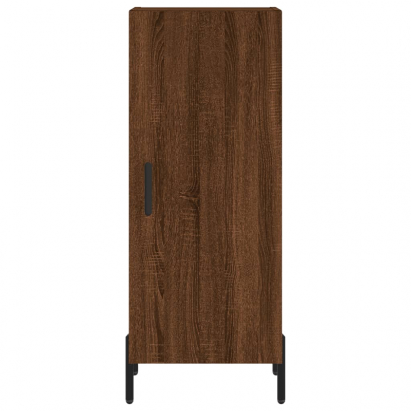 Sideboard Braun Eichen-Optik 34,5x34x90 cm Holzwerkstoff