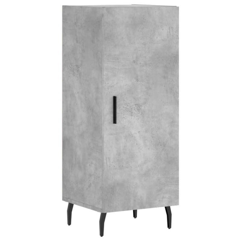 Sideboard Betongrau 34,5x34x90 cm Holzwerkstoff