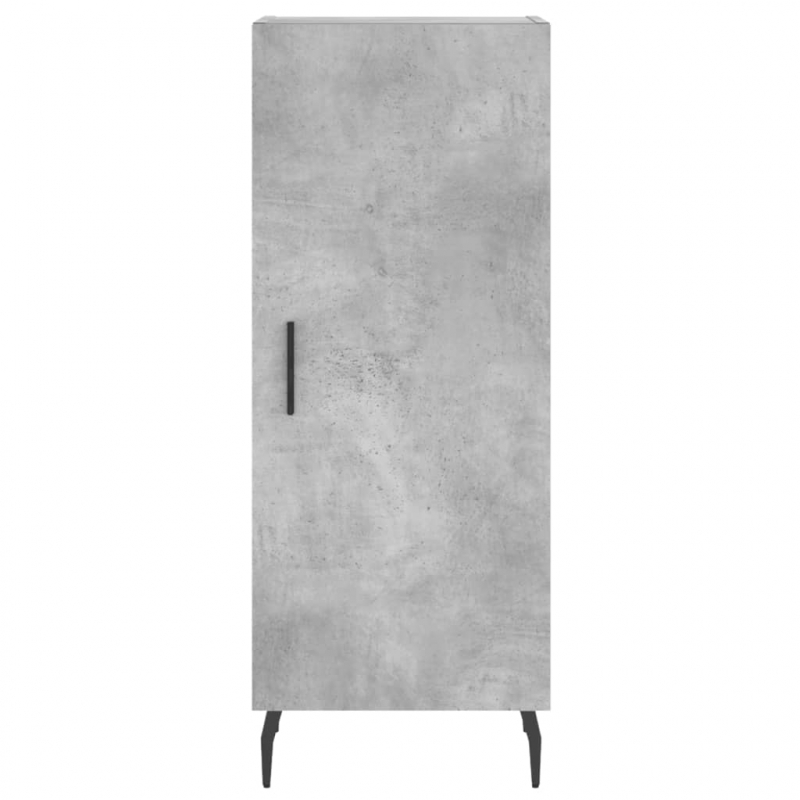 Sideboard Betongrau 34,5x34x90 cm Holzwerkstoff