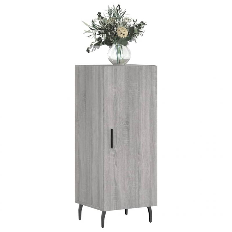 Sideboard Grau Sonoma 34,5x34x90 cm Holzwerkstoff