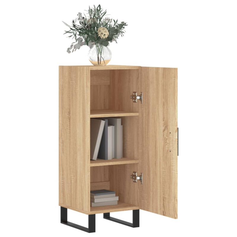 Sideboard Sonoma-Eiche 34,5x34x90 cm Holzwerkstoff