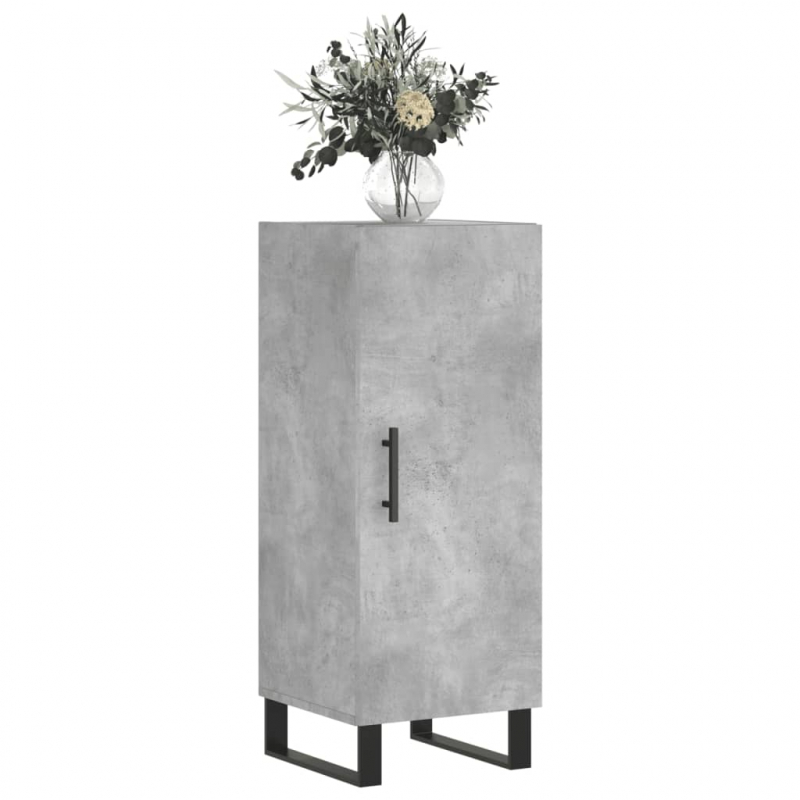 Sideboard Betongrau 34,5x34x90 cm Holzwerkstoff