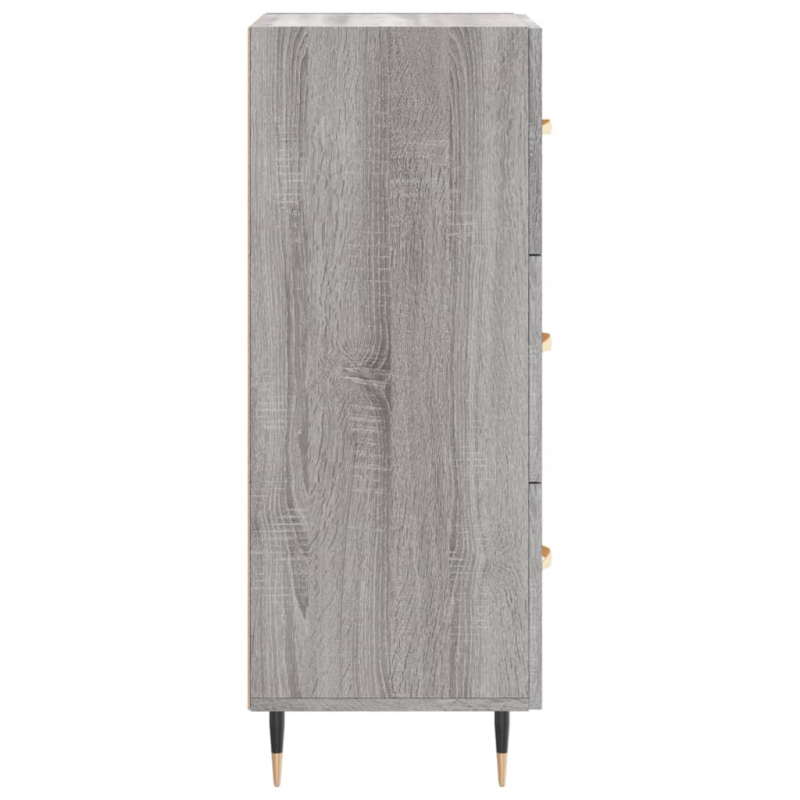 Sideboard Grau Sonoma 34,5x34x90 cm Holzwerkstoff