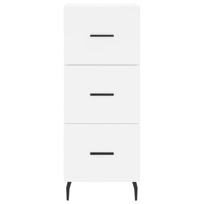 Sideboard Weiß 34,5x34x90 cm Holzwerkstoff