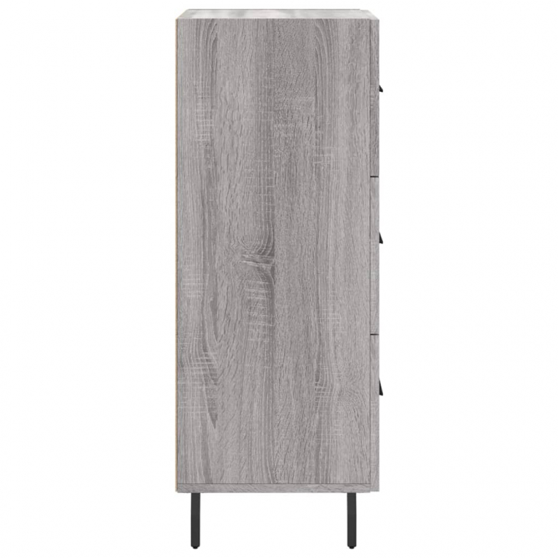 Sideboard Grau Sonoma 34,5x34x90 cm Holzwerkstoff