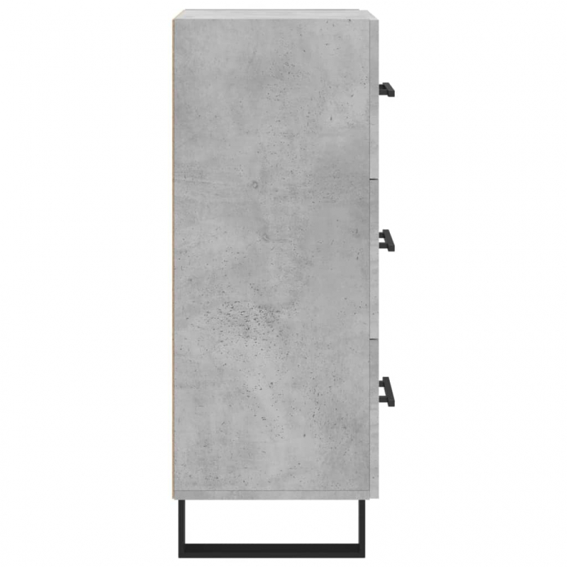 Sideboard Betongrau 34,5x34x90 cm Holzwerkstoff