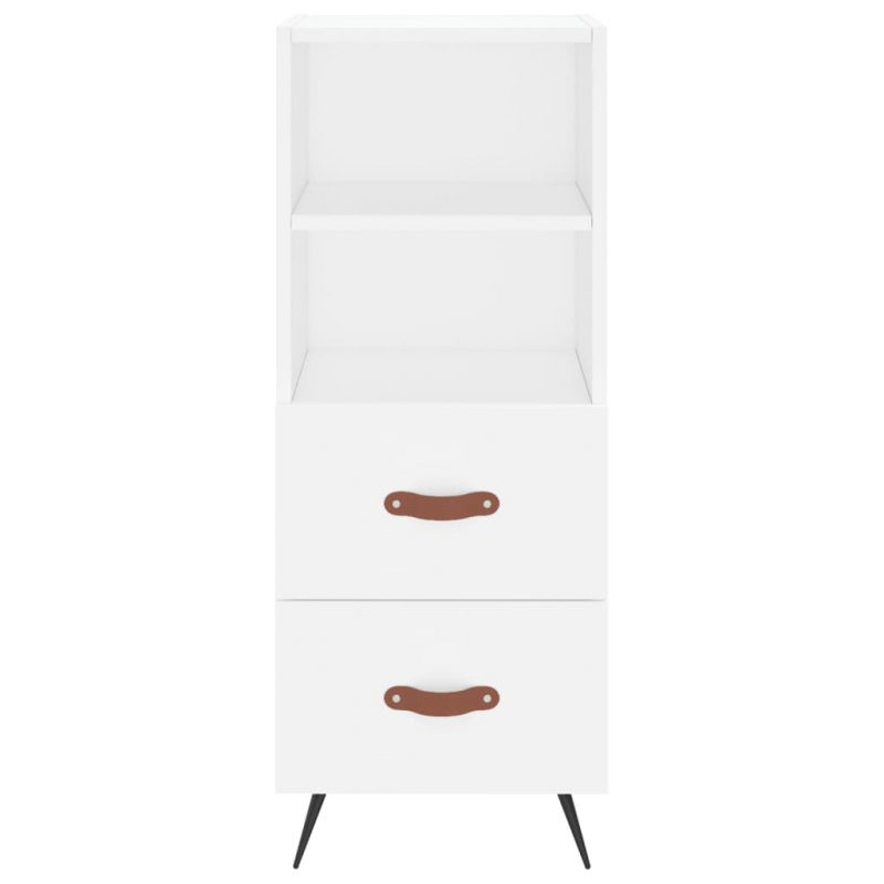 Sideboard Weiß 34,5x34x90 cm Holzwerkstoff