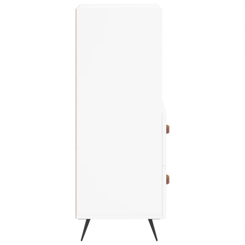 Sideboard Weiß 34,5x34x90 cm Holzwerkstoff