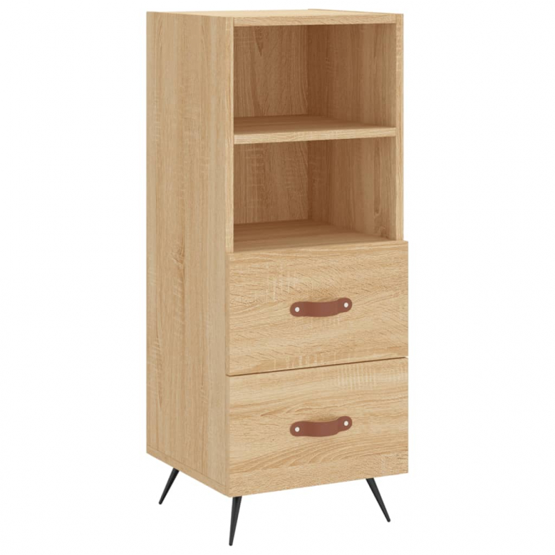 Sideboard Sonoma-Eiche 34,5x34x90 cm Holzwerkstoff