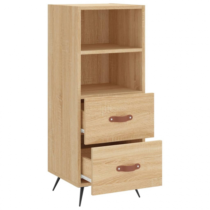 Sideboard Sonoma-Eiche 34,5x34x90 cm Holzwerkstoff
