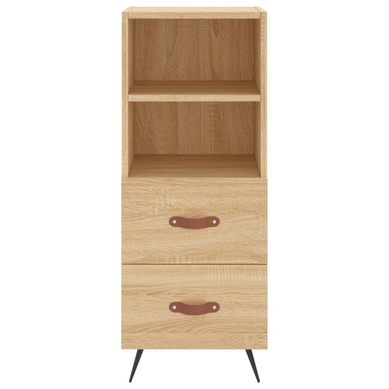 Sideboard Sonoma-Eiche 34,5x34x90 cm Holzwerkstoff