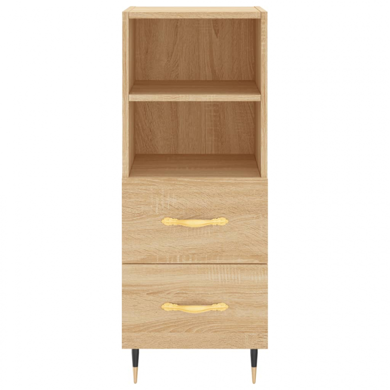 Sideboard Sonoma-Eiche 34,5x34x90 cm Holzwerkstoff