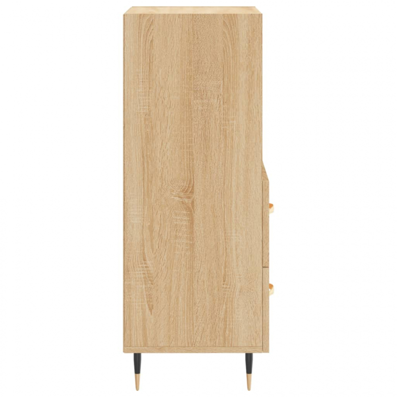 Sideboard Sonoma-Eiche 34,5x34x90 cm Holzwerkstoff