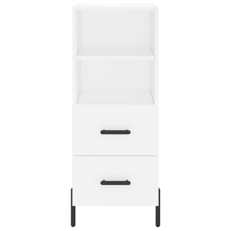 Sideboard Weiß 34,5x34x90 cm Holzwerkstoff