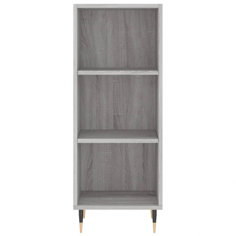 Sideboard Grau Sonoma 34,5x32,5x90 cm Holzwerkstoff