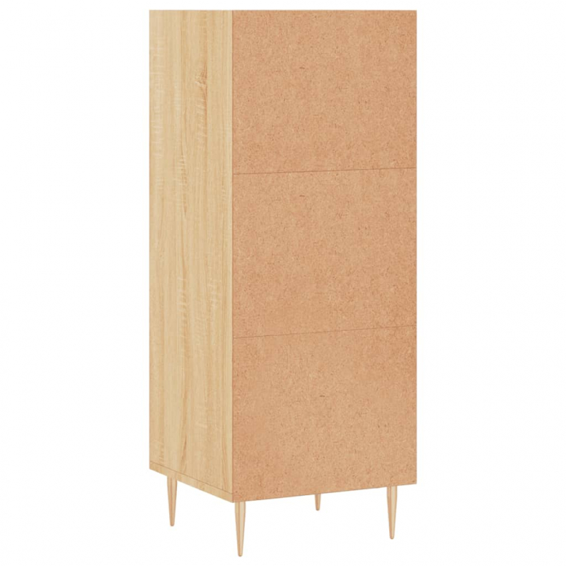 Sideboard Sonoma-Eiche 34,5x32,5x90 cm Holzwerkstoff