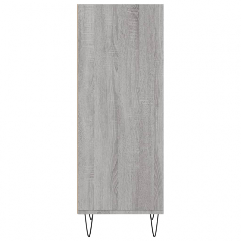 Sideboard Grau Sonoma 34,5x32,5x90 cm Holzwerkstoff