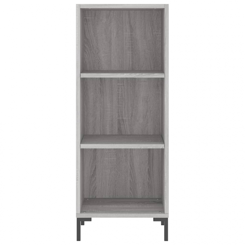 Sideboard Grau Sonoma 34,5x32,5x90 cm Holzwerkstoff