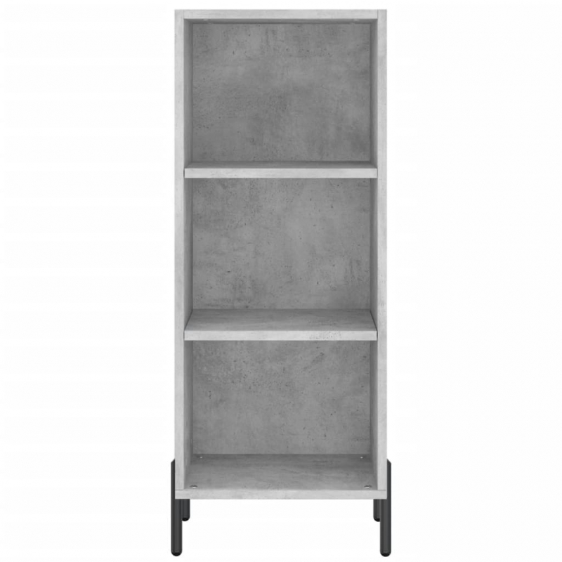 Sideboard Betongrau 34,5x32,5x90 cm Holzwerkstoff