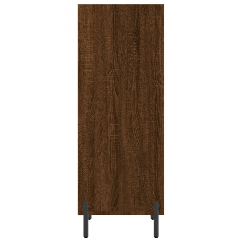 Sideboard Braun Eichen-Optik 34,5x32,5x90 cm Holzwerkstoff