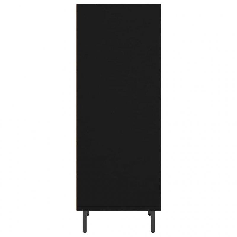 Sideboard Schwarz 34,5x32,5x90 cm Holzwerkstoff