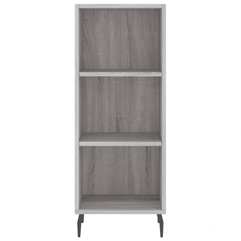 Sideboard Grau Sonoma 34,5x32,5x90 cm Holzwerkstoff