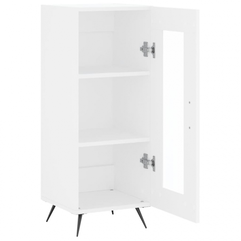 Sideboard Weiß 34,5x34x90 cm Holzwerkstoff