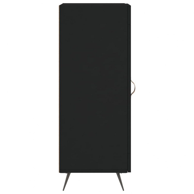 Sideboard Schwarz 34,5x34x90 cm Holzwerkstoff