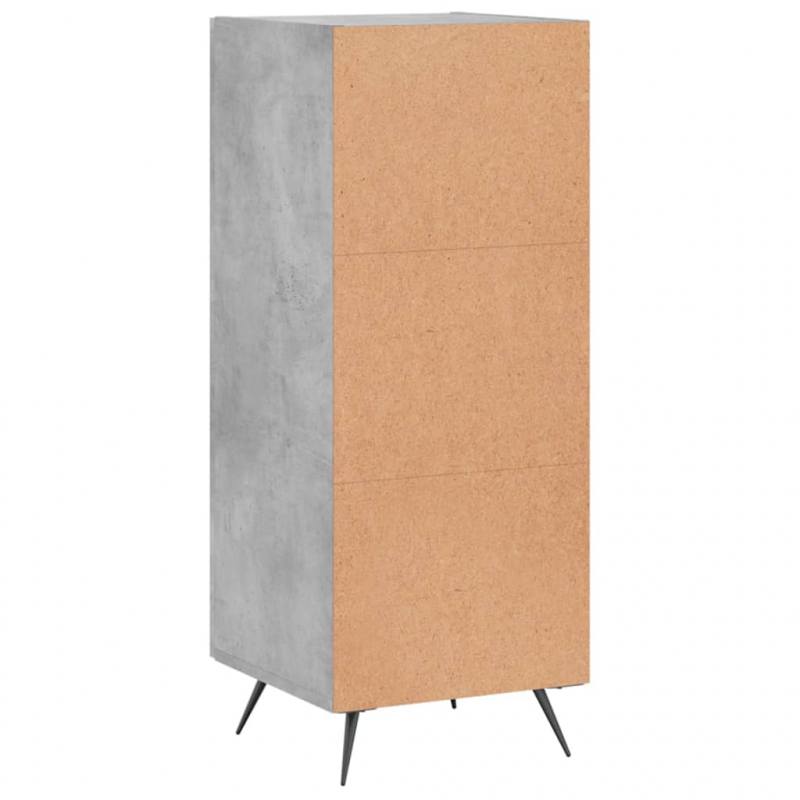 Sideboard Betongrau 34,5x34x90 cm Holzwerkstoff