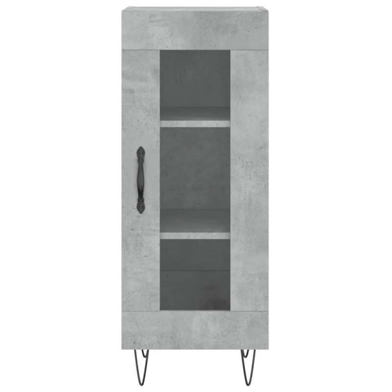 Sideboard Betongrau 34,5x34x90 cm Holzwerkstoff