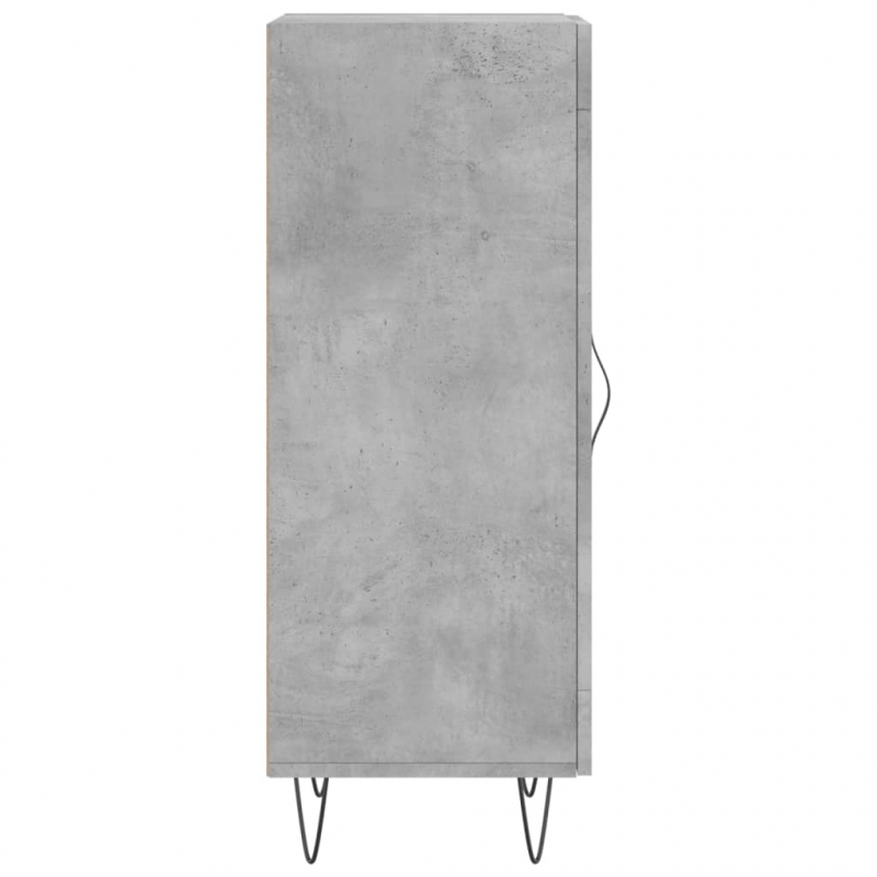 Sideboard Betongrau 34,5x34x90 cm Holzwerkstoff