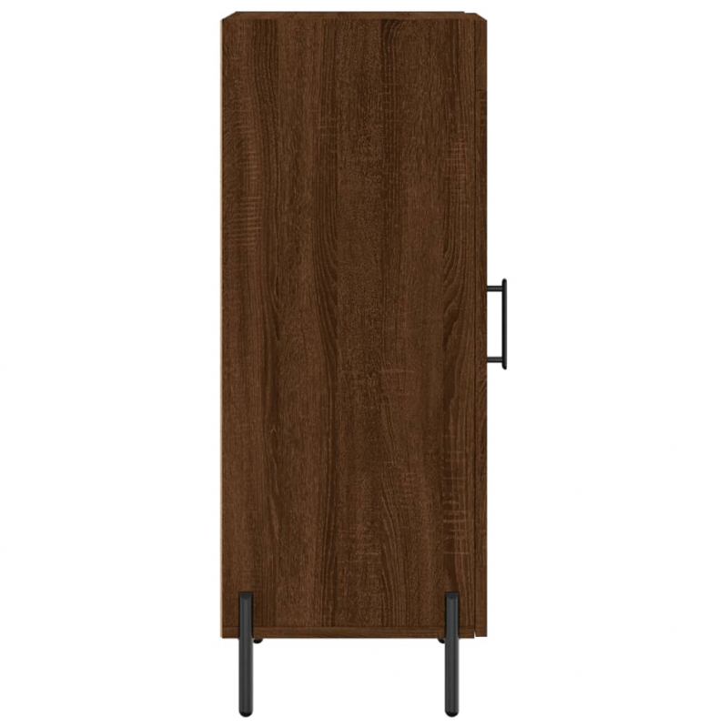 Sideboard Braun Eichen-Optik 34,5x34x90 cm Holzwerkstoff