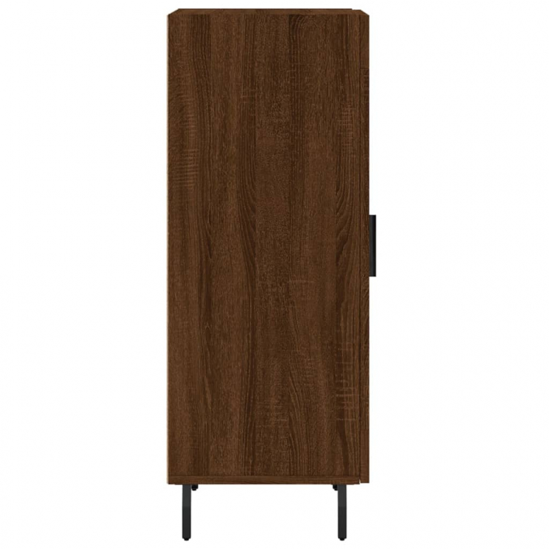 Sideboard Braun Eichen-Optik 34,5x34x90 cm Holzwerkstoff