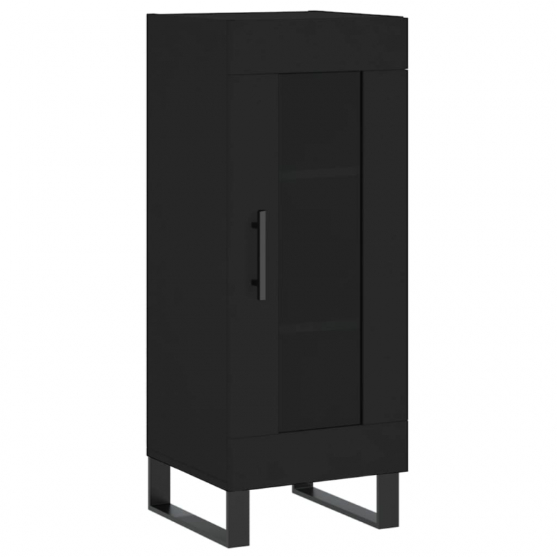 Sideboard Schwarz 34,5x34x90 cm Holzwerkstoff