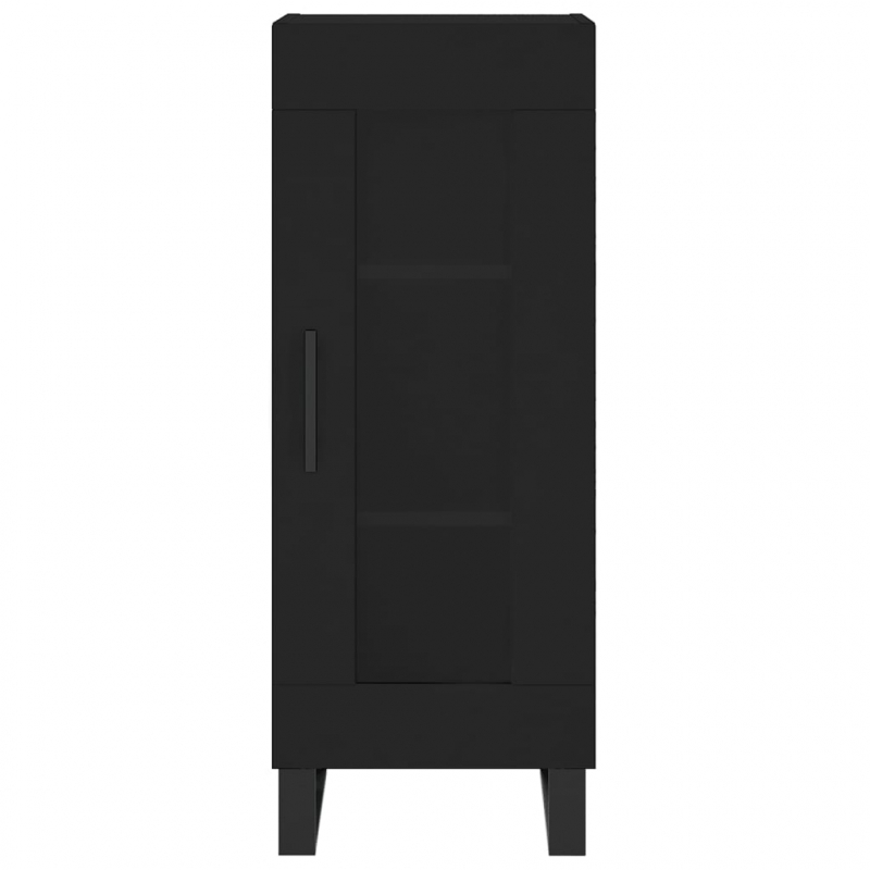 Sideboard Schwarz 34,5x34x90 cm Holzwerkstoff
