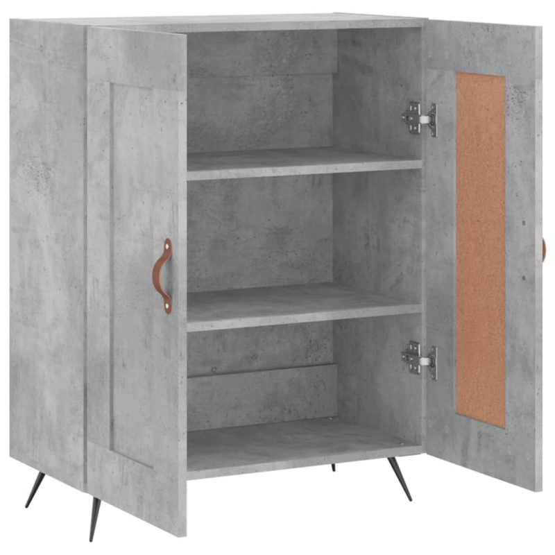 Sideboard Betongrau 69,5x34x90 cm Holzwerkstoff